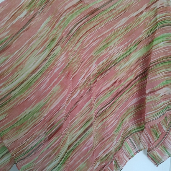 Lexicon Silk Flowy Shall ~ Size OS (LP) - Picture 6 of 8